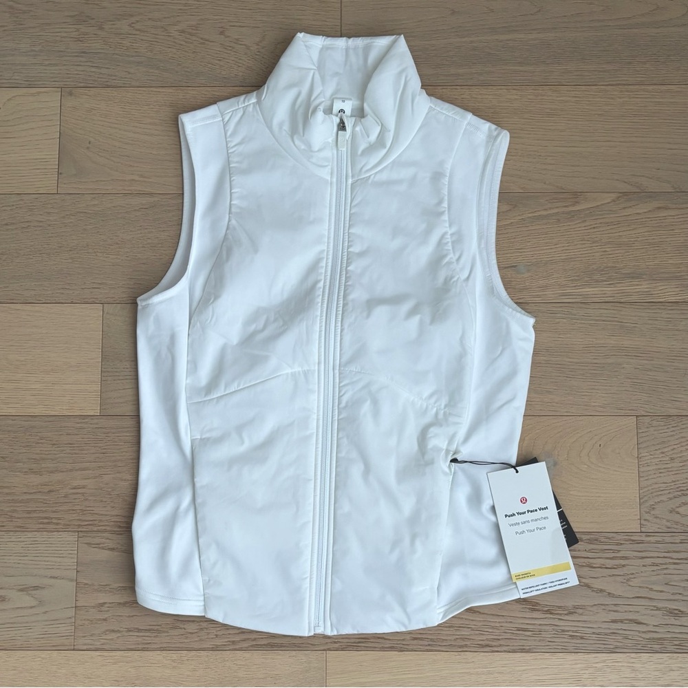 NWT lululemon Push Your Pace Vest never worn, never used!